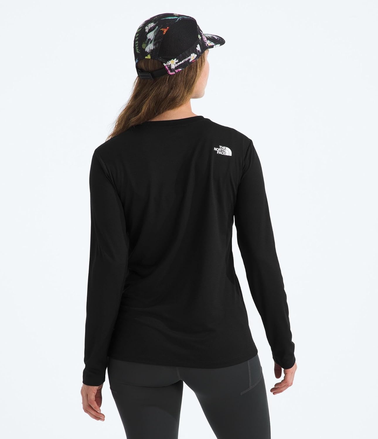 image:imageTHE NORTH FACE Womens Flex Longsleeve Regular Tee Lightweight Athletic Shirt With Moisture Wicking Flashdry TechnologyTnf Black