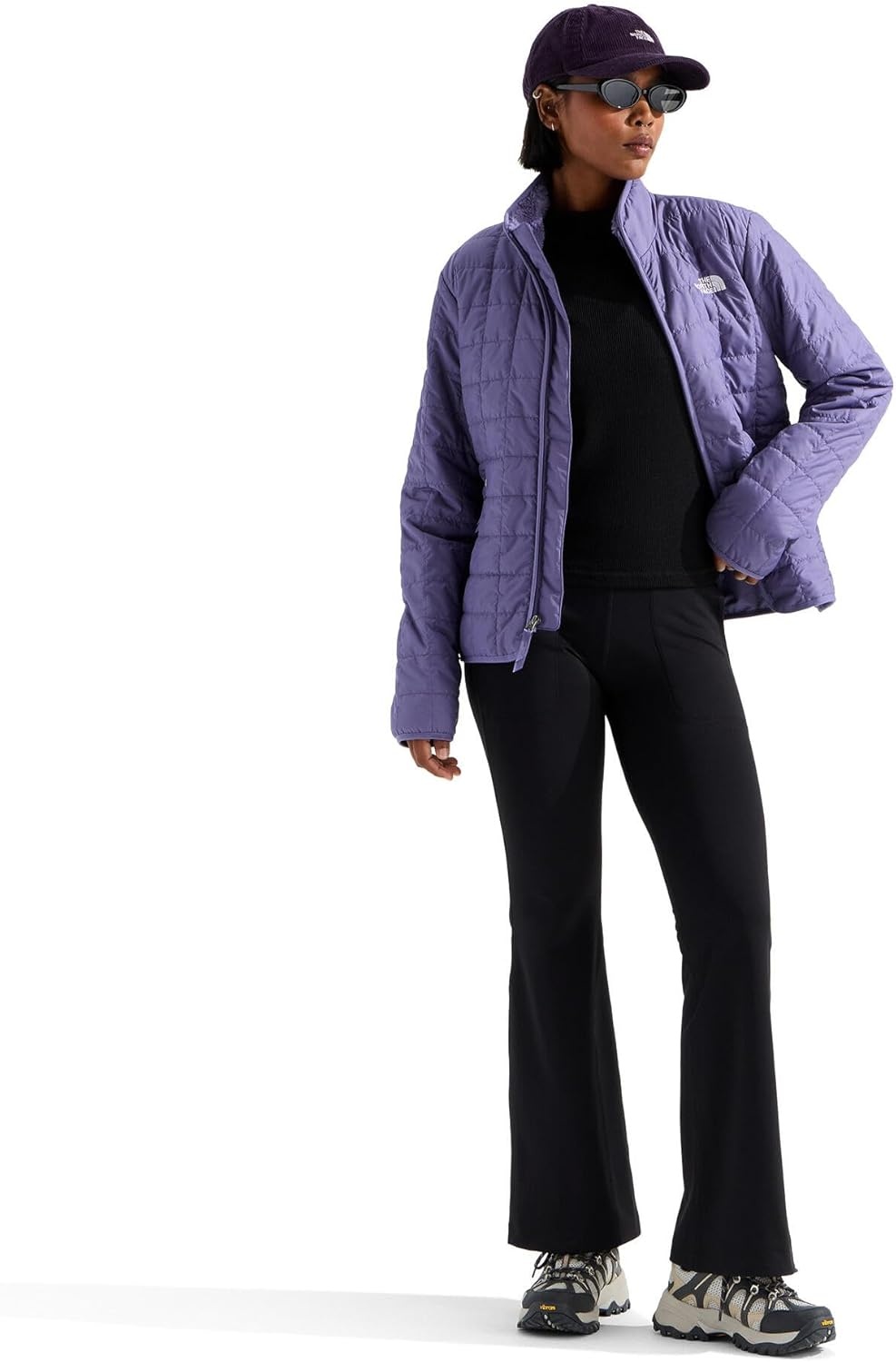 image:imageTHE NORTH FACE Womens Junction Insulated Jacket Standard amp Plus Size Water Repellent Winter Coat amp Zip Hand PocketsGrounded Plum