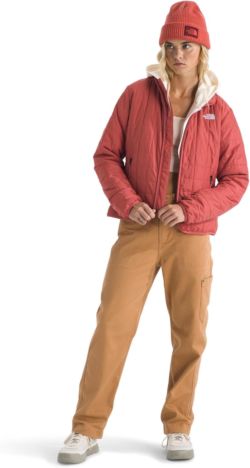 image:imageTHE NORTH FACE Womens Junction Insulated Jacket Standard amp Plus Size Water Repellent Winter Coat amp Zip Hand PocketsMars Dust