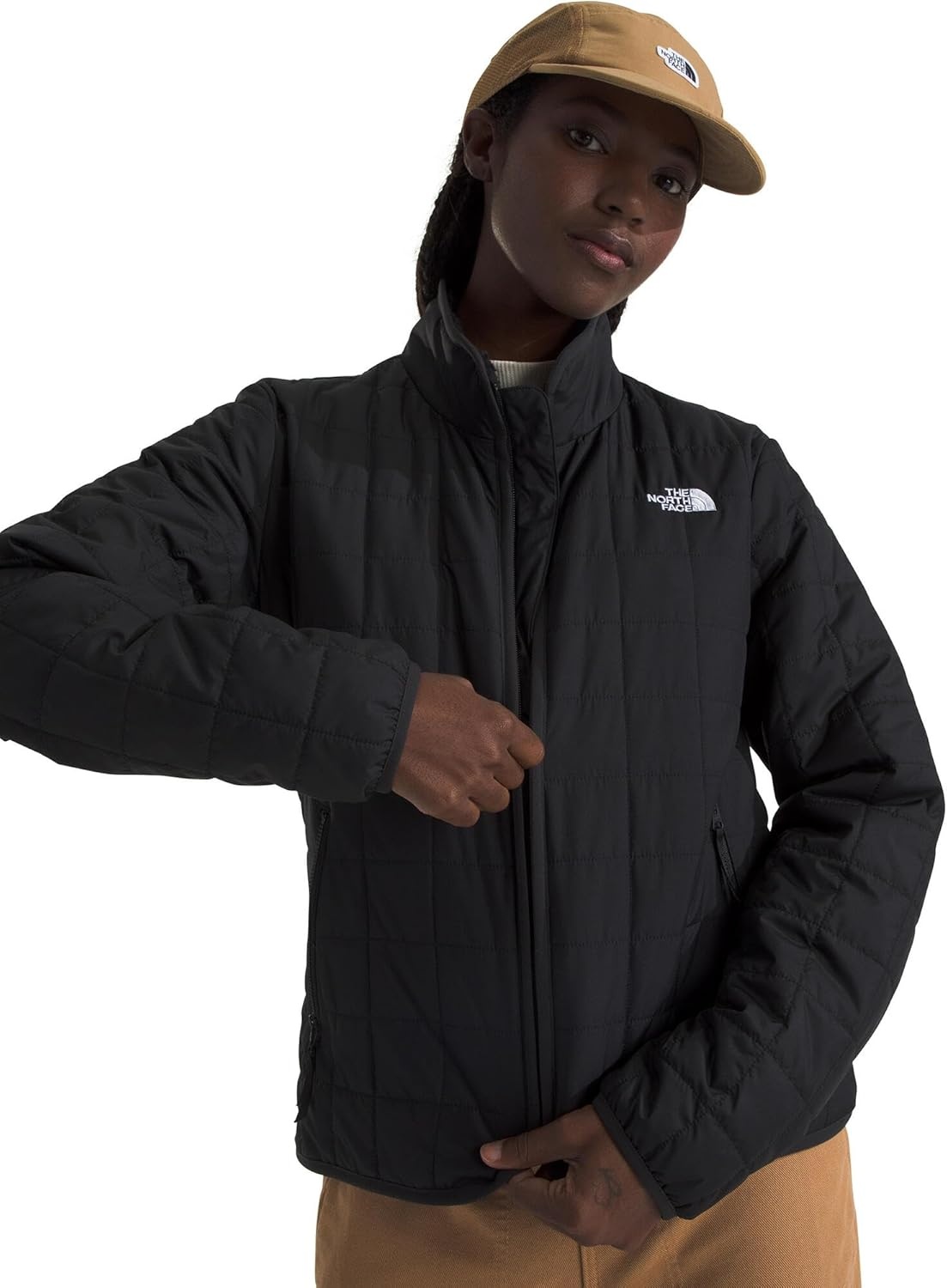 image:imageTHE NORTH FACE Womens Junction Insulated Jacket Standard amp Plus Size Water Repellent Winter Coat amp Zip Hand PocketsTnf Black