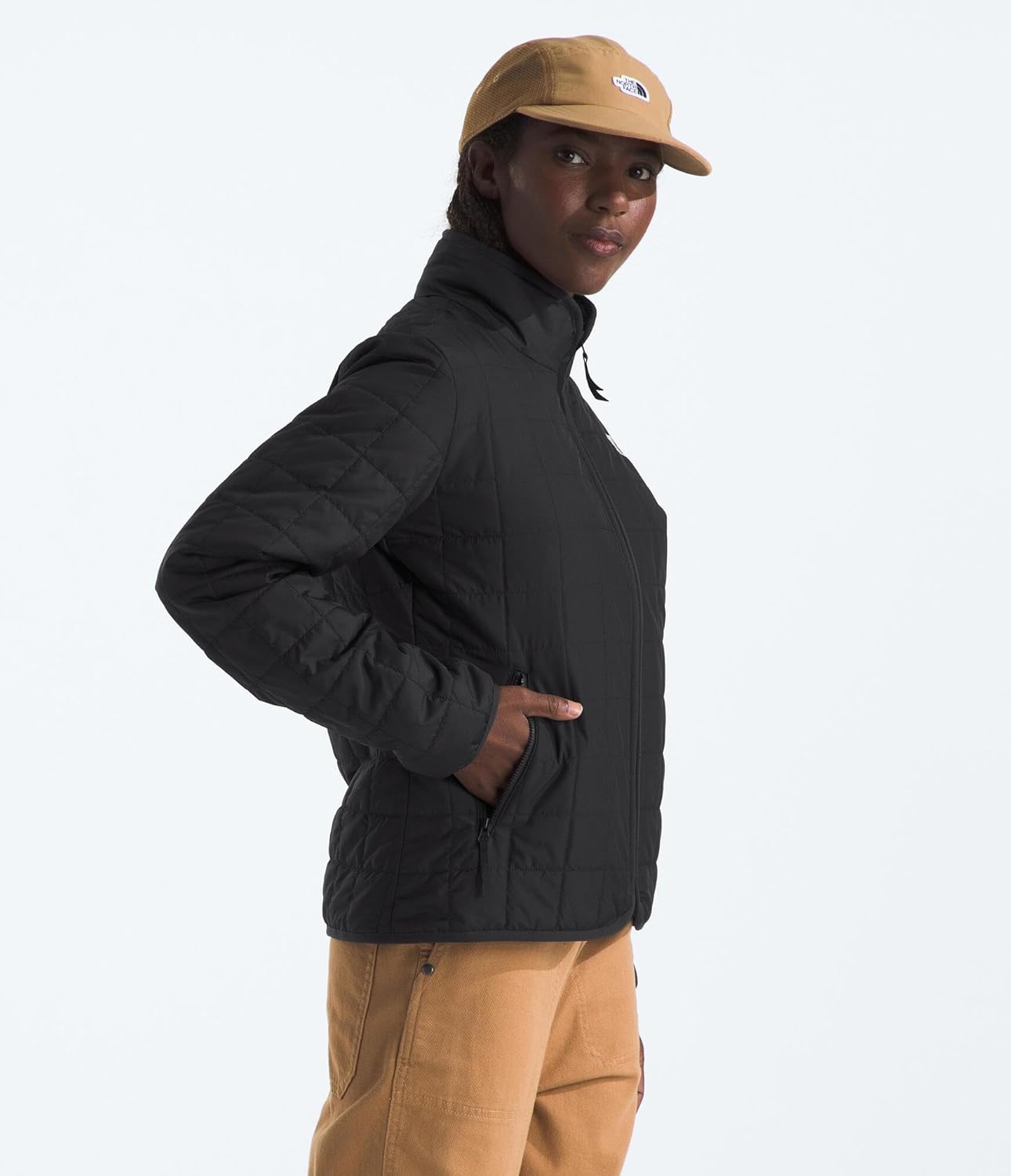 image:imageTHE NORTH FACE Womens Junction Insulated Jacket Standard amp Plus Size Water Repellent Winter Coat amp Zip Hand PocketsTnf Black