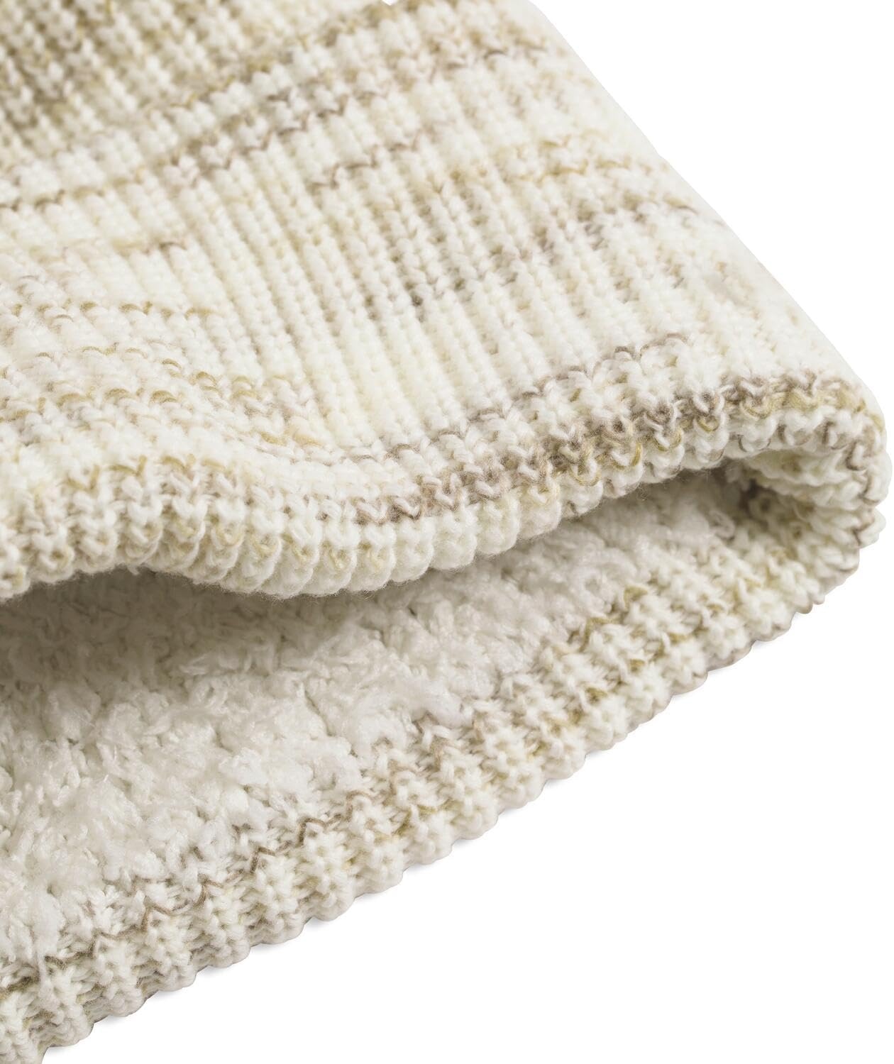 image:imageTHE NORTH FACE Womens Salty Bae Lined Beanie Cuffed Winter Hat Cozy Knit Lining amp Woven LabelWhite Dune