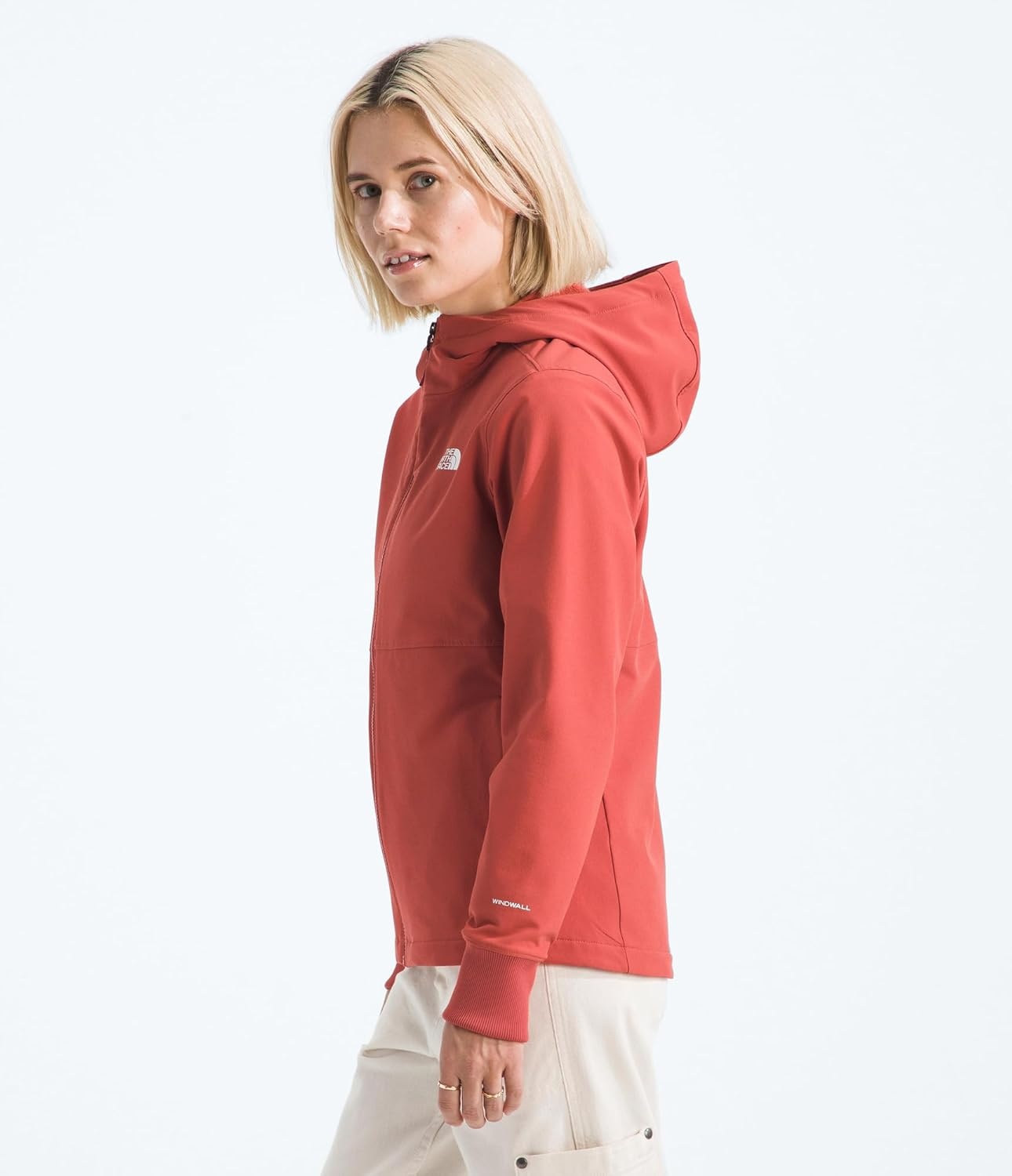 image:imageTHE NORTH FACE Womens Shelbe Raschel Fleece Hooded Jacket Standard amp Plus Size Fleece Lining Wind amp Water ResistantMars Dust