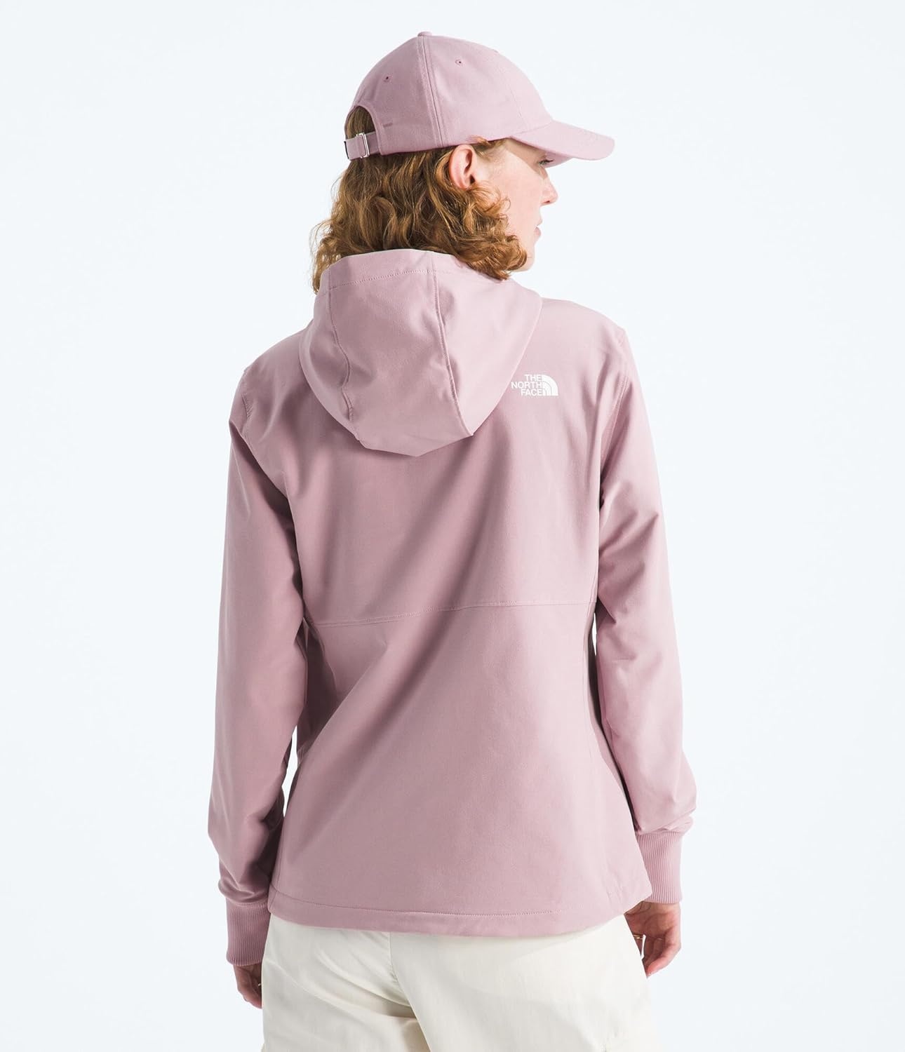 image:imageTHE NORTH FACE Womens Shelbe Raschel Fleece Hooded Jacket Standard amp Plus Size Fleece Lining Wind amp Water ResistantMetal Pink