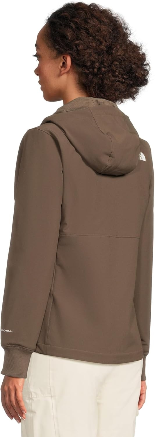 image:imageTHE NORTH FACE Womens Shelbe Raschel Fleece Hooded Jacket Standard amp Plus Size Fleece Lining Wind amp Water ResistantSmokey Brown