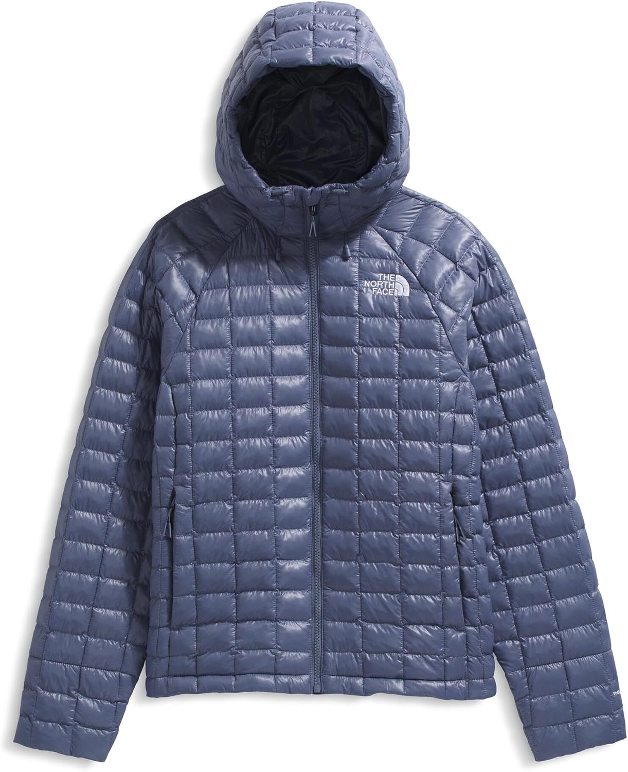 image:imageTHE NORTH FACE Womens Thermoball Hooded Jacket High Loft Insulation Wind amp Water Resistant Adjustable Hood amp Zip PocketsTwilight Galaxy