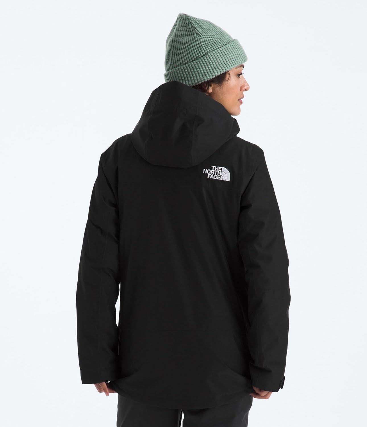 image:imageTHE NORTH FACE Womens Thermoball Snow Triclimate Jacket Standard amp Plus Size Insulated amp Waterproof Helmet CompatibleTnf Black