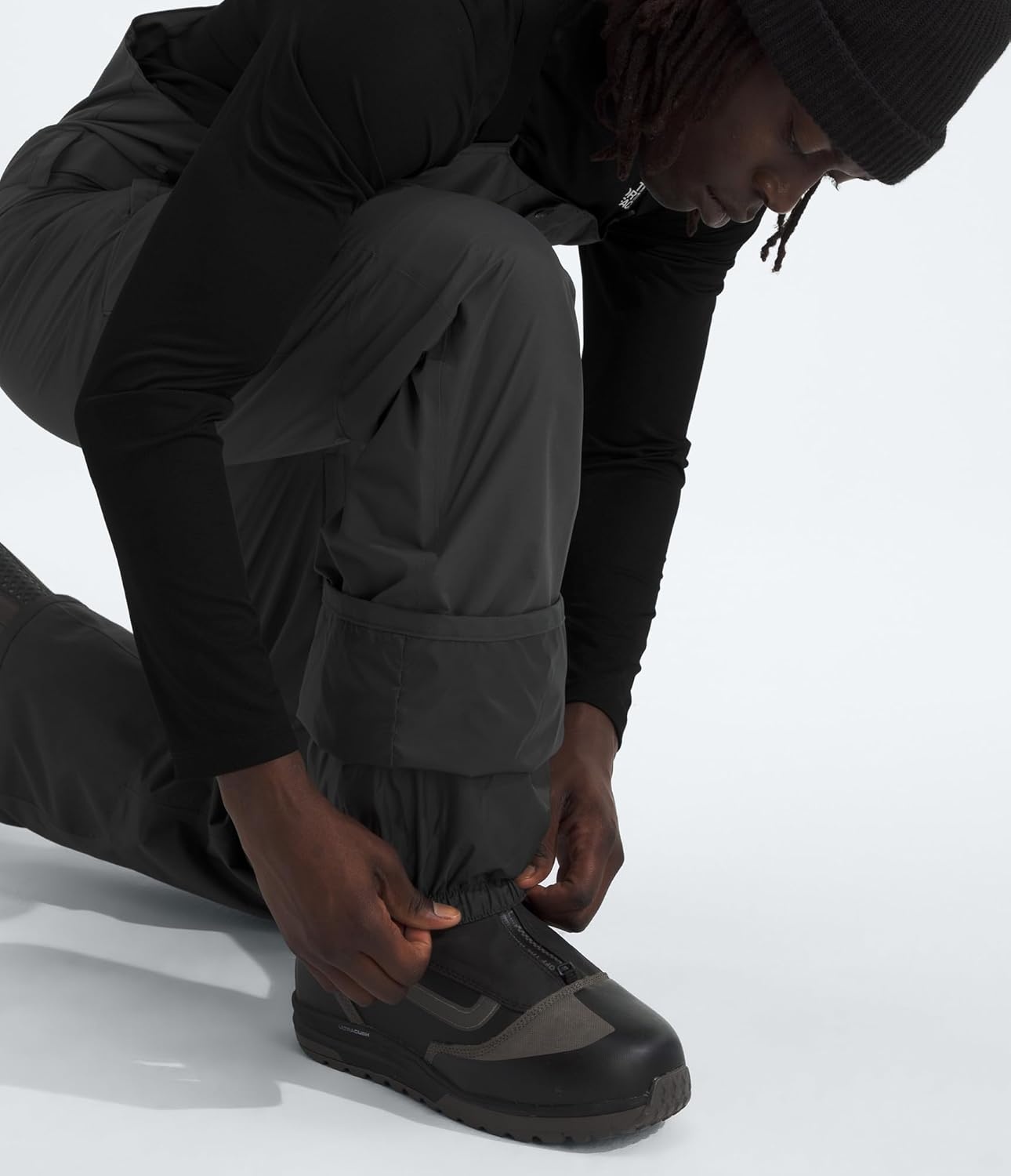 image:imageTHE NORTH FACE mens Freedom Ski and Snow Bib Waterproof Builtin Gaiter Mesh Lined BreathabilityAsphalt Greynpf