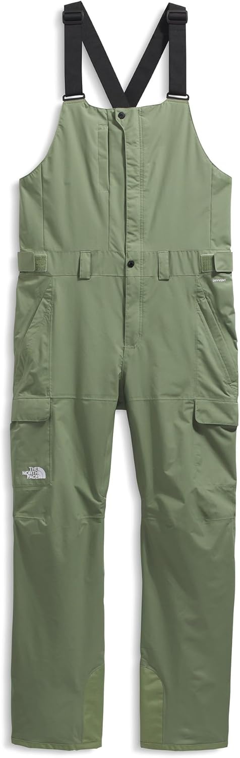 image:imageTHE NORTH FACE mens Freedom Ski and Snow Bib Waterproof Builtin Gaiter Mesh Lined BreathabilityBark Mist