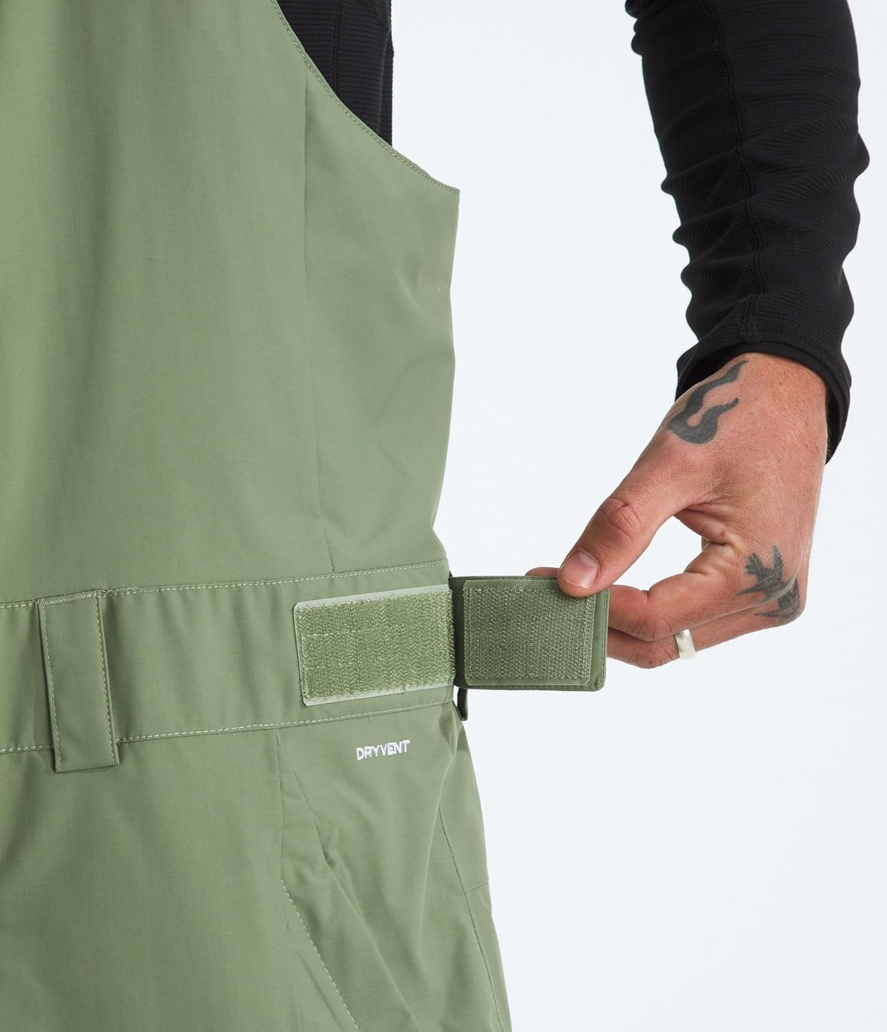 image:imageTHE NORTH FACE mens Freedom Ski and Snow Bib Waterproof Builtin Gaiter Mesh Lined BreathabilityBark Mist