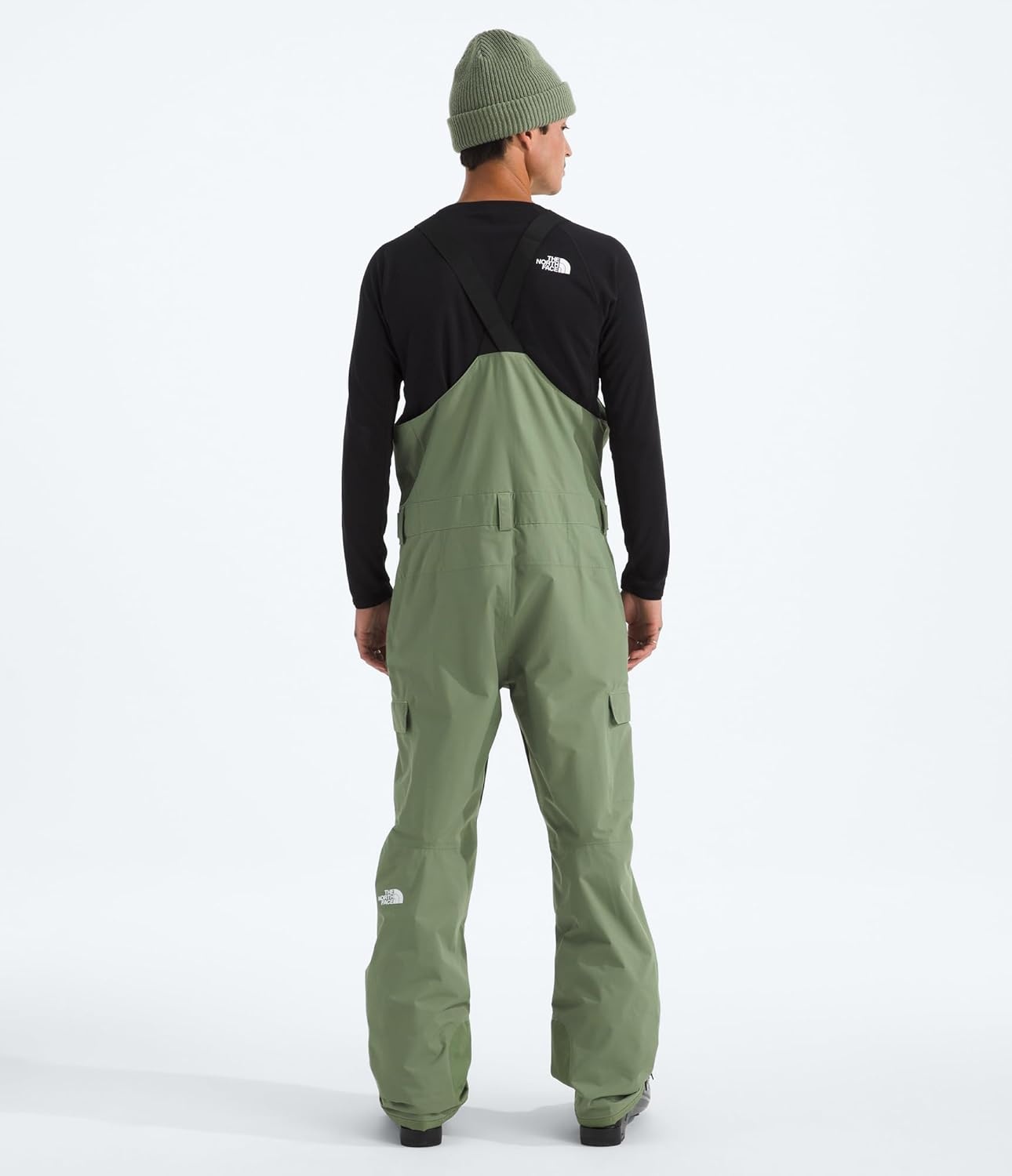 image:imageTHE NORTH FACE mens Freedom Ski and Snow Bib Waterproof Builtin Gaiter Mesh Lined BreathabilityBark Mist