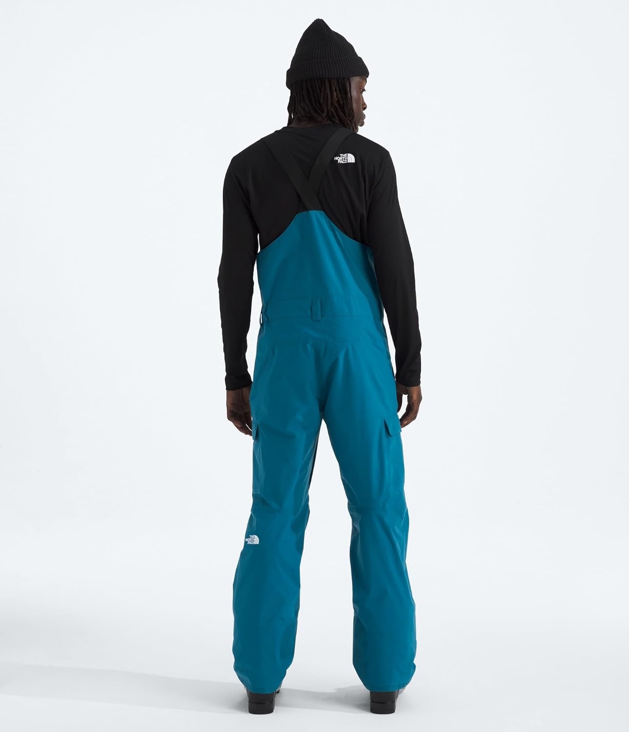 image:imageTHE NORTH FACE mens Freedom Ski and Snow Bib Waterproof Builtin Gaiter Mesh Lined BreathabilityDusk Blue