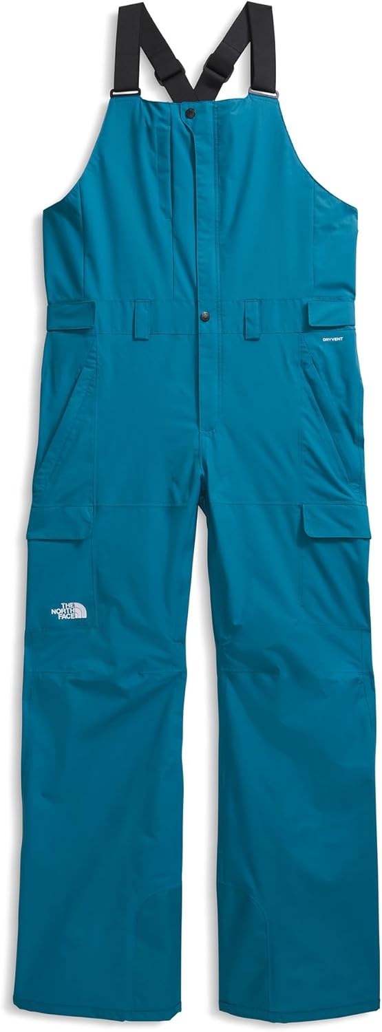 image:imageTHE NORTH FACE mens Freedom Ski and Snow Bib Waterproof Builtin Gaiter Mesh Lined BreathabilityDusk Blue