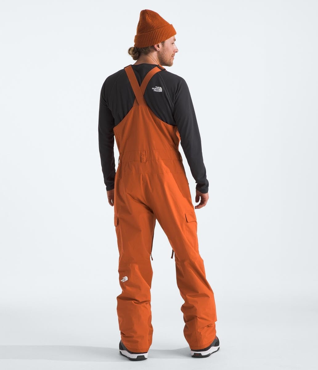 image:imageTHE NORTH FACE mens Freedom Ski and Snow Bib Waterproof Builtin Gaiter Mesh Lined BreathabilityEarthen Copper