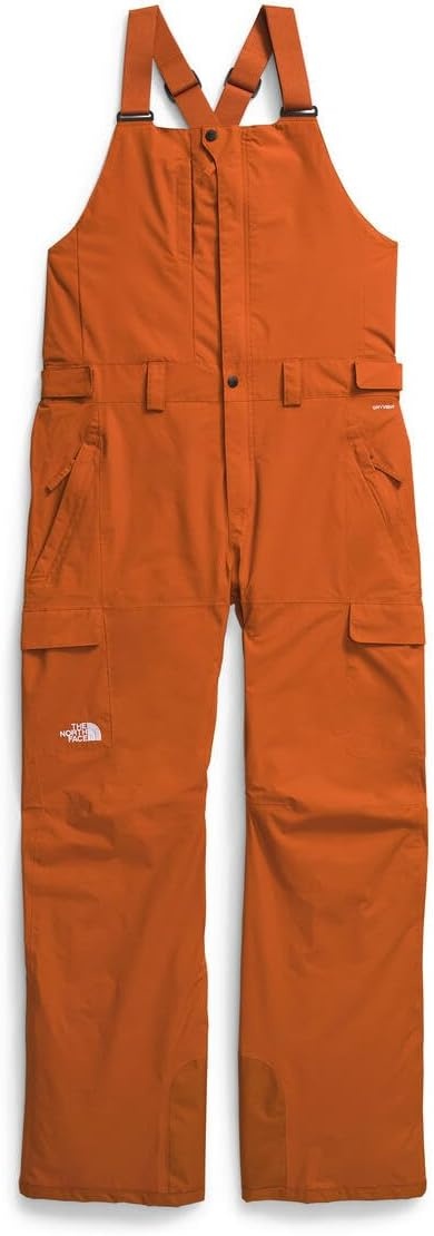 image:imageTHE NORTH FACE mens Freedom Ski and Snow Bib Waterproof Builtin Gaiter Mesh Lined BreathabilityEarthen Copper