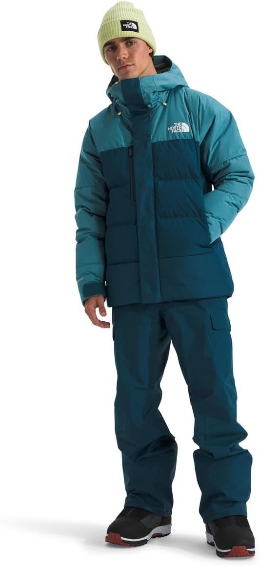 image:imageTHE NORTH FACE mens Freedom Ski and Snow Bib Waterproof Builtin Gaiter Mesh Lined BreathabilityMidnight Petrol