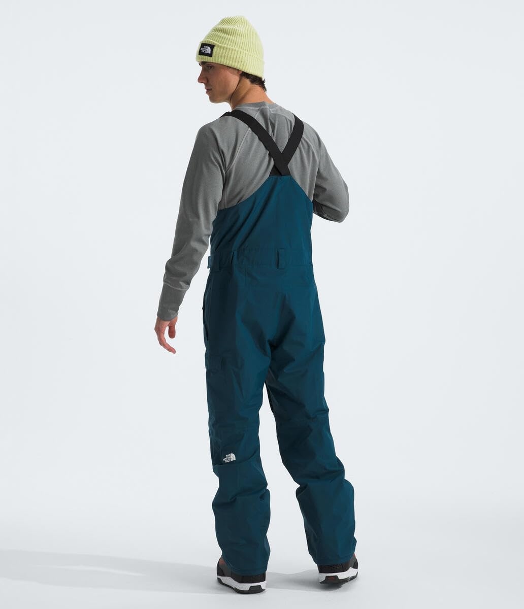 image:imageTHE NORTH FACE mens Freedom Ski and Snow Bib Waterproof Builtin Gaiter Mesh Lined BreathabilityMidnight Petrol