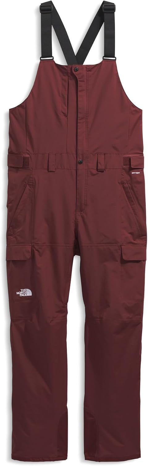 image:imageTHE NORTH FACE mens Freedom Ski and Snow Bib Waterproof Builtin Gaiter Mesh Lined BreathabilitySumac