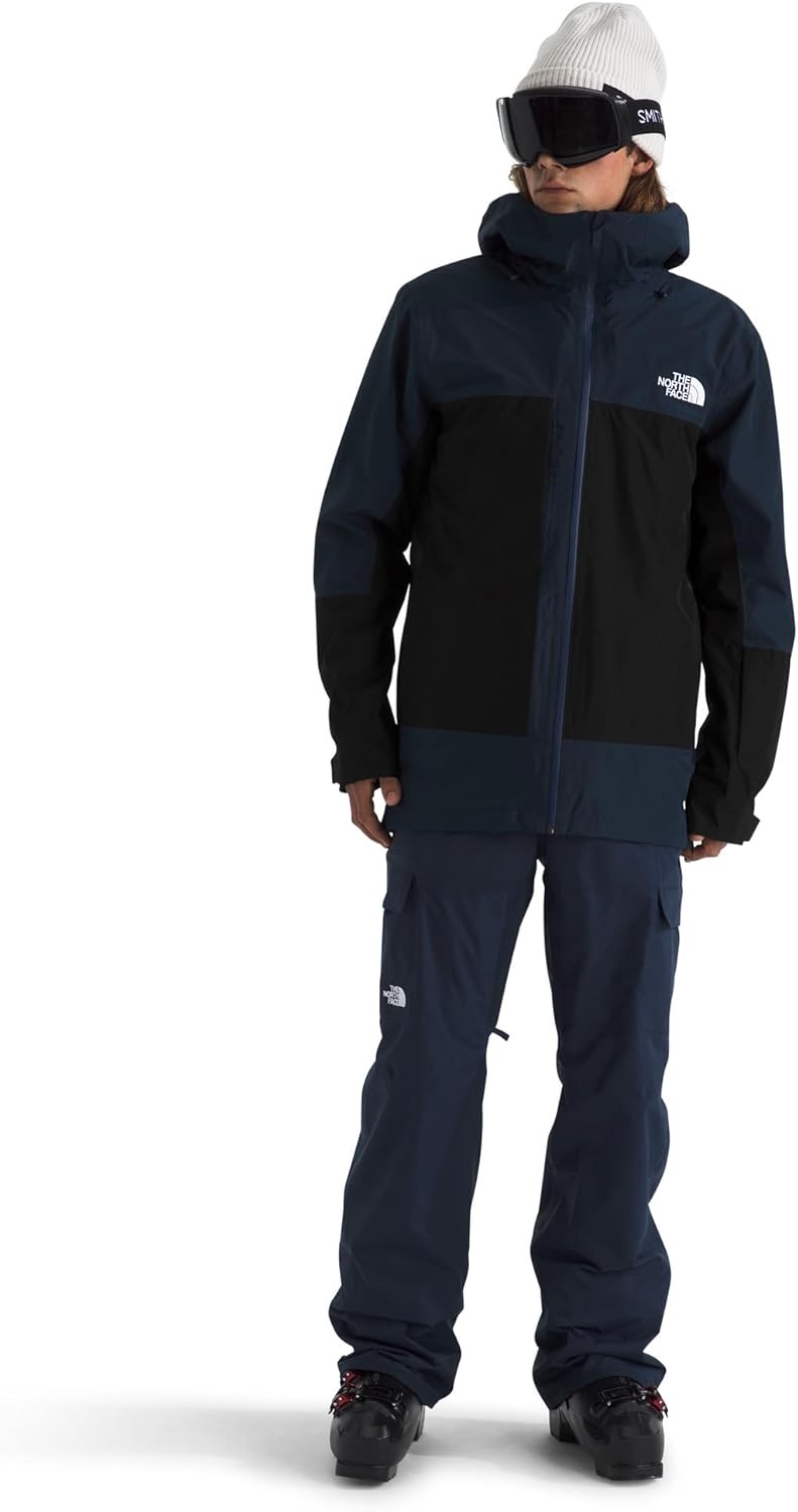 image:imageTHE NORTH FACE mens Freedom Ski and Snow Bib Waterproof Builtin Gaiter Mesh Lined BreathabilitySummit Navy