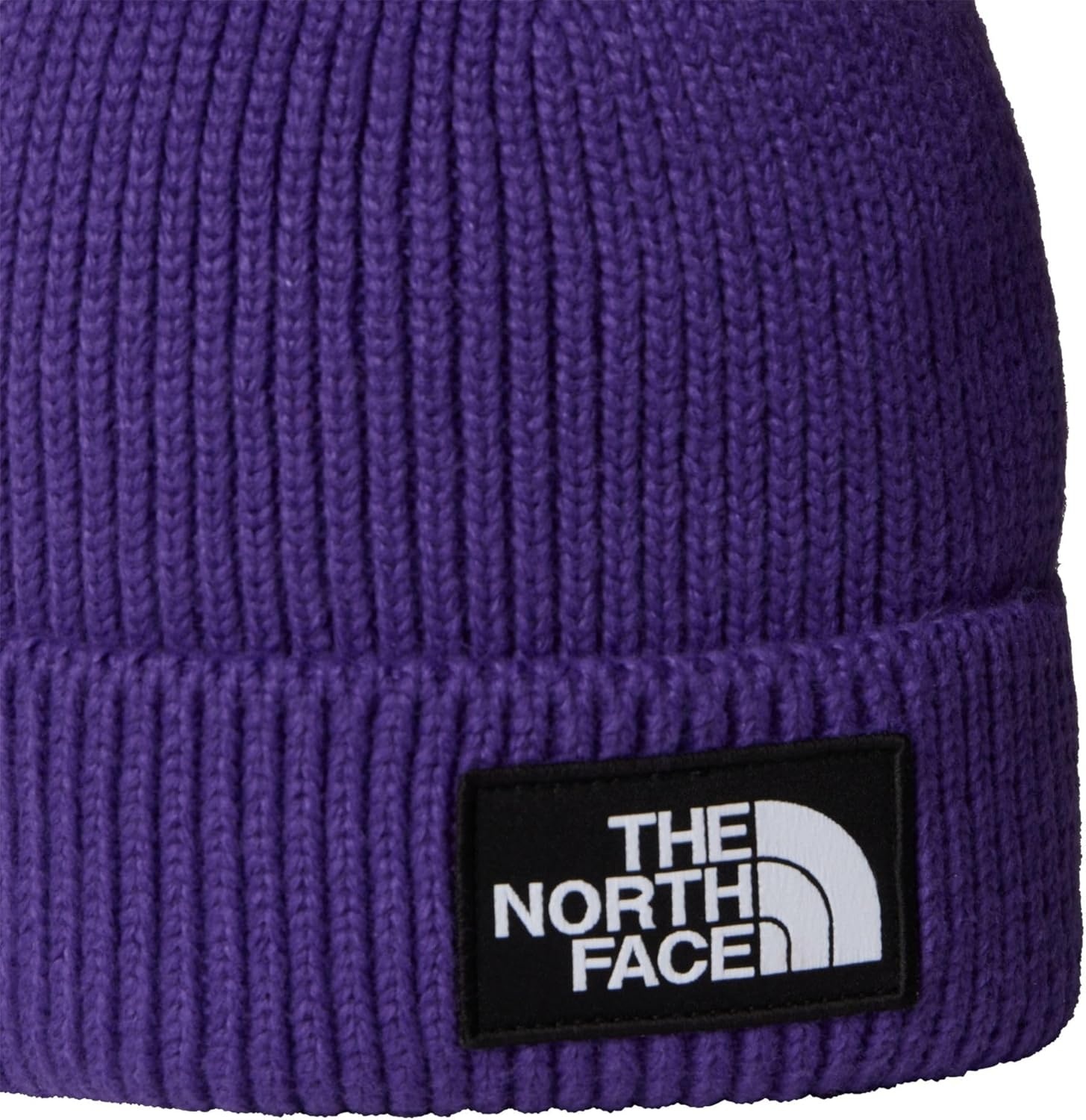 image:imageThe North FACE UnisexAdult TNF Logo Box Cuffed BeaniePeak Purple