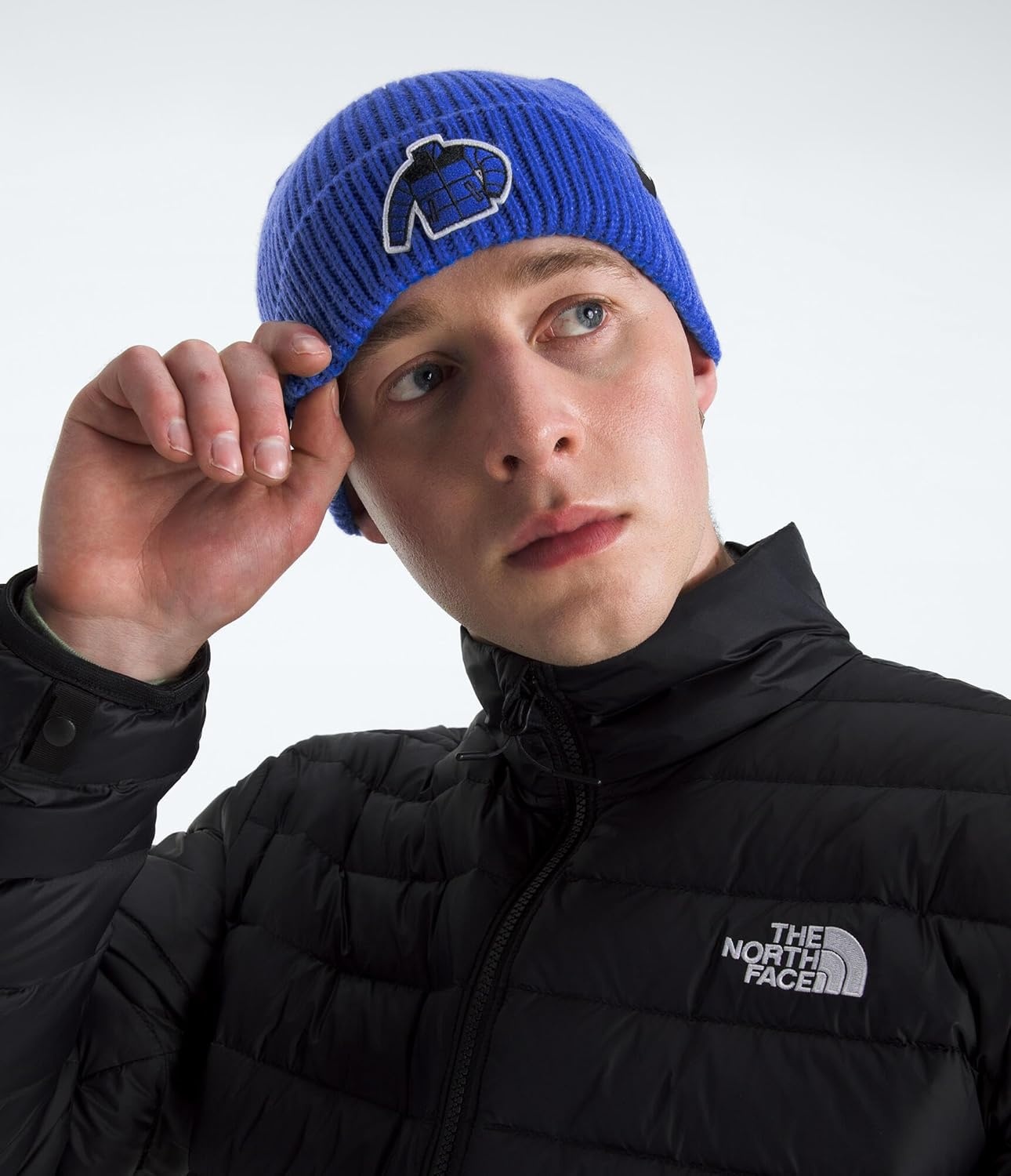 image:imageThe North FACE UnisexAdult TNF Logo Box Cuffed BeanieTnf BlueIcon Patch