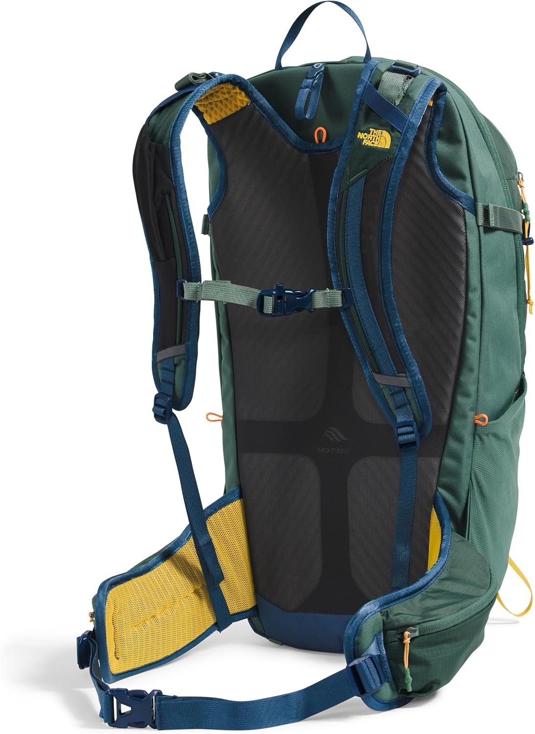 image:imageThe North Face Basin 36 Liter Technical Daypack with Rain Cover Unisex Backpack Padded Hipbelt Chest Strap Hiking Pole Attachment Duck GreenShady Blue One SizeDuck GreenShady Blue