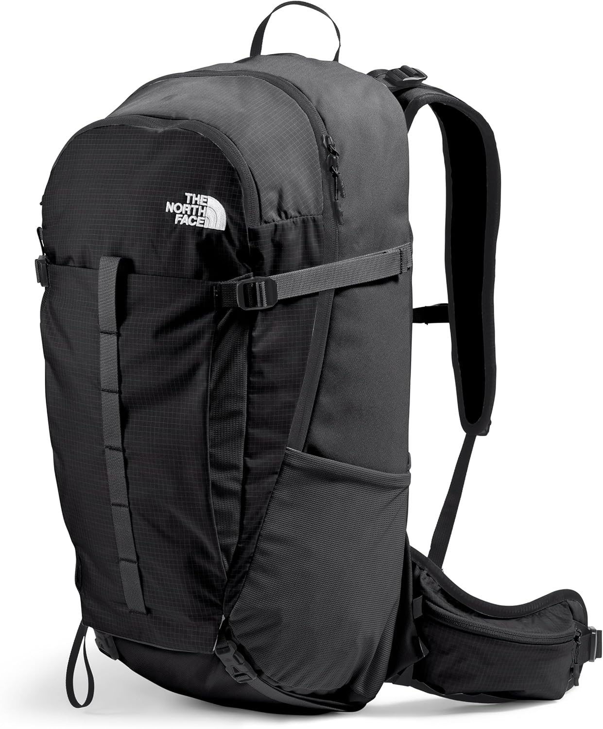 image:imageThe North Face Basin 36 Liter Technical Daypack with Rain Cover Unisex Backpack Padded Hipbelt Chest Strap Hiking Pole Attachment Duck GreenShady Blue One SizeTnf BlackTnf Blacknpf