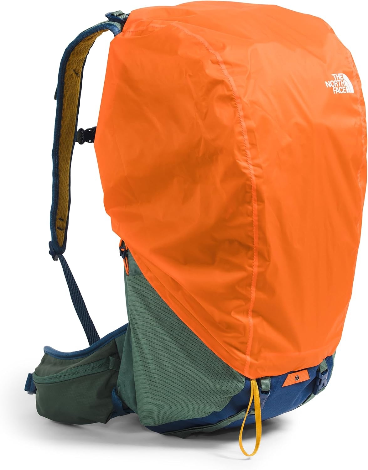image:imageThe North Face Basin 36 Liter Technical Daypack with Rain Cover Unisex Backpack Padded Hipbelt Chest Strap Hiking Pole Attachment Duck GreenShady Blue One SizeDuck GreenShady Blue