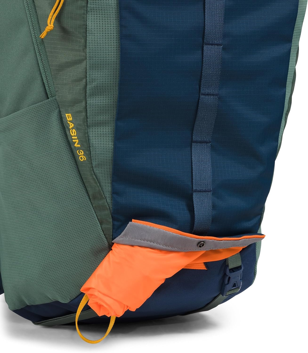 image:imageThe North Face Basin 36 Liter Technical Daypack with Rain Cover Unisex Backpack Padded Hipbelt Chest Strap Hiking Pole Attachment Duck GreenShady Blue One SizeDuck GreenShady Blue