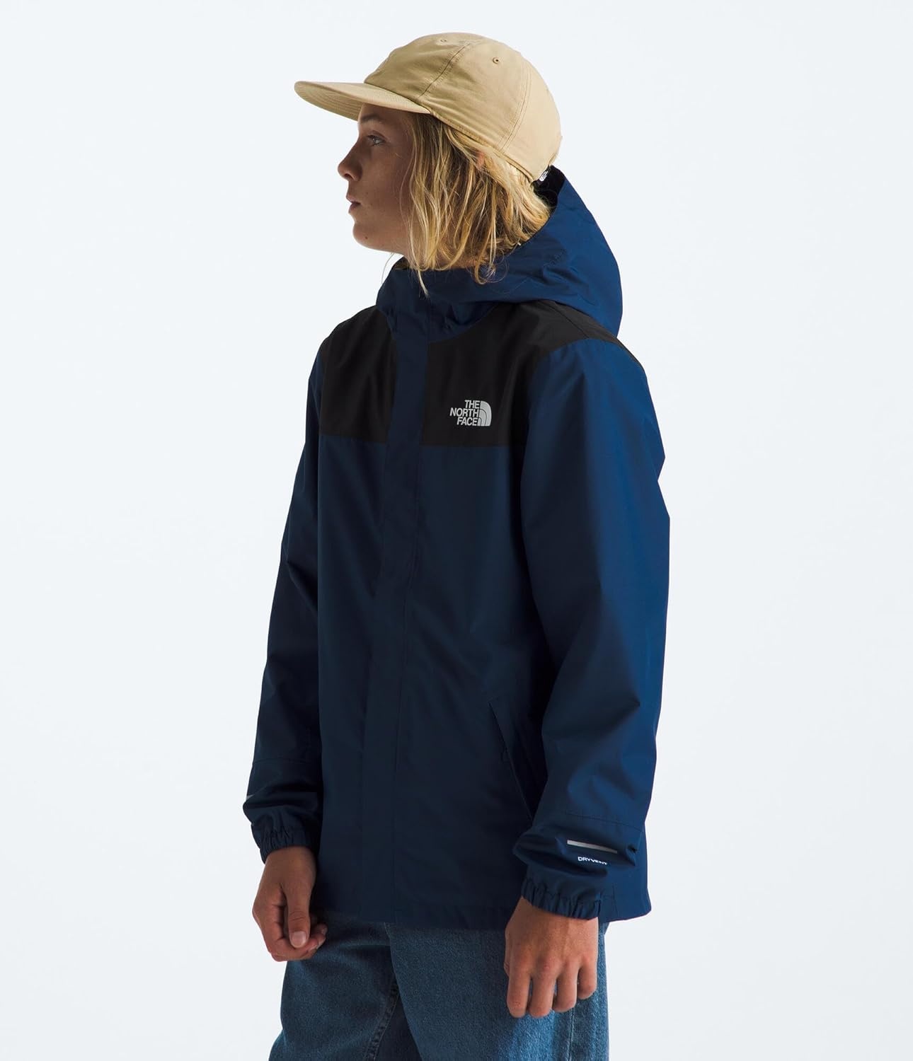 image:imageThe North Face Boys Antora Waterproof Rain JacketEstate Blue