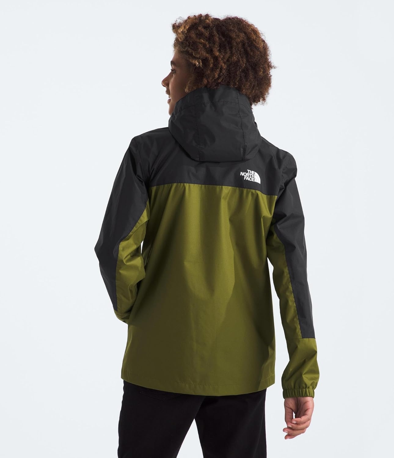 image:imageThe North Face Boys Antora Waterproof Rain JacketForest Olive