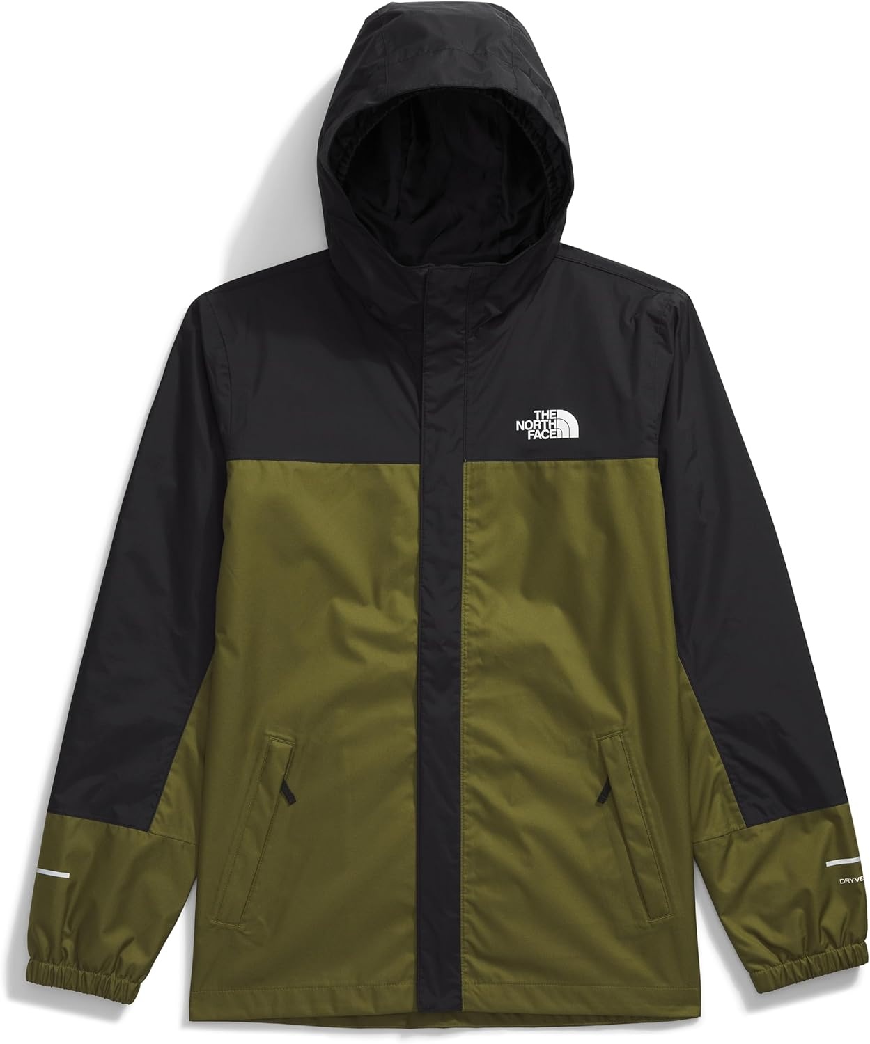 image:imageThe North Face Boys Antora Waterproof Rain JacketForest Olive