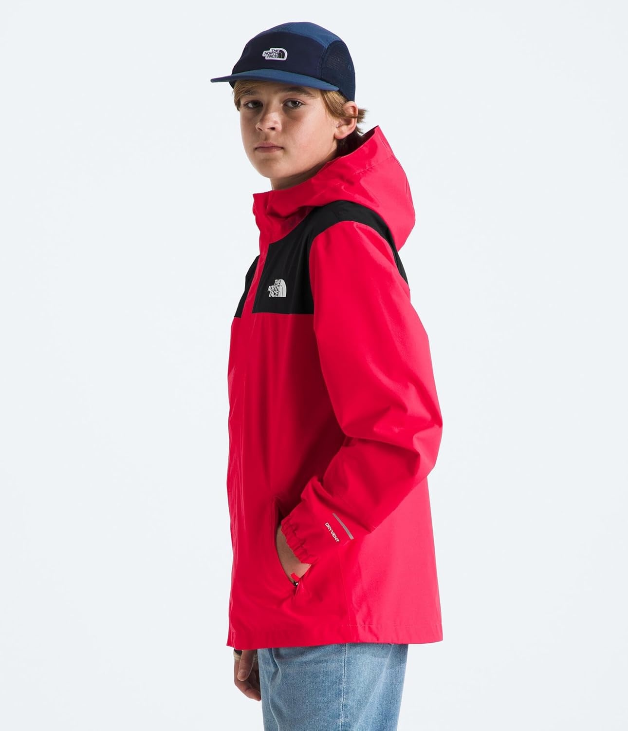 image:imageThe North Face Boys Antora Waterproof Rain JacketHibiscus