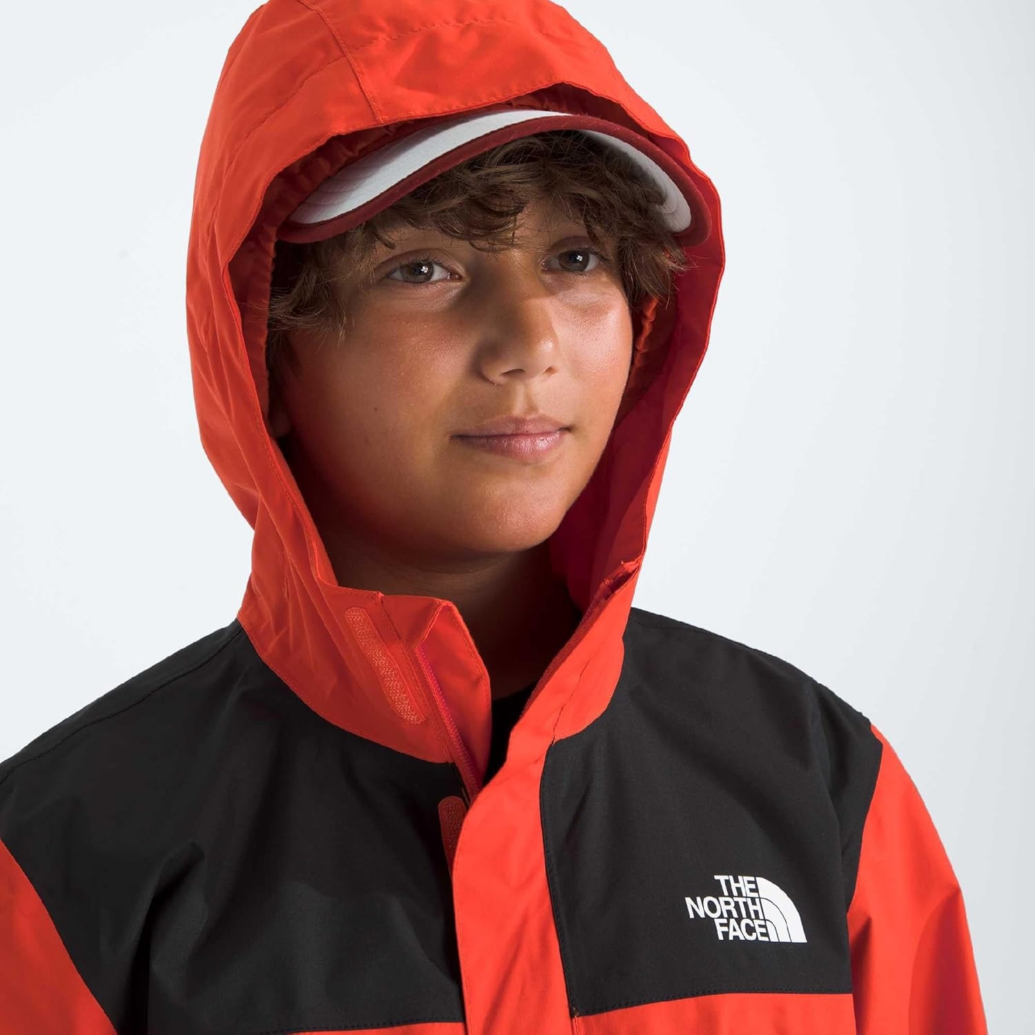 image:imageThe North Face Boys Antora Waterproof Rain JacketLava Red