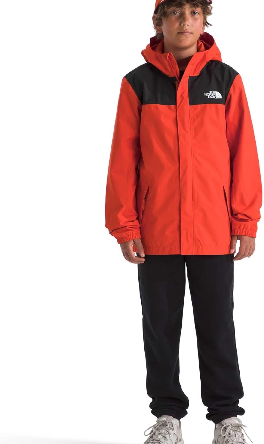image:imageThe North Face Boys Antora Waterproof Rain JacketLava Red