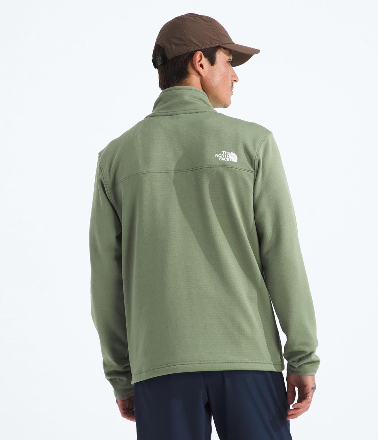 image:imageThe North Face Cedar Trail Grid Fleece Full Zip JacketBark Mist