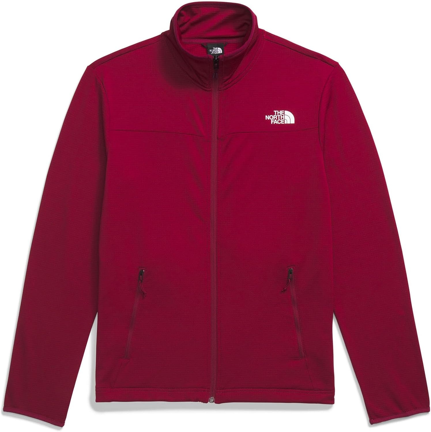 image:imageThe North Face Cedar Trail Grid Fleece Full Zip JacketBeetroot