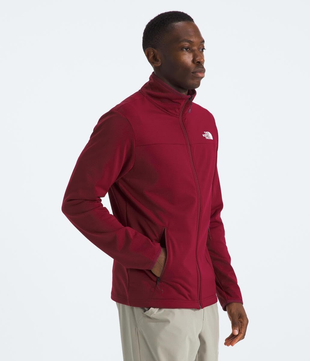 image:imageThe North Face Cedar Trail Grid Fleece Full Zip JacketBeetroot