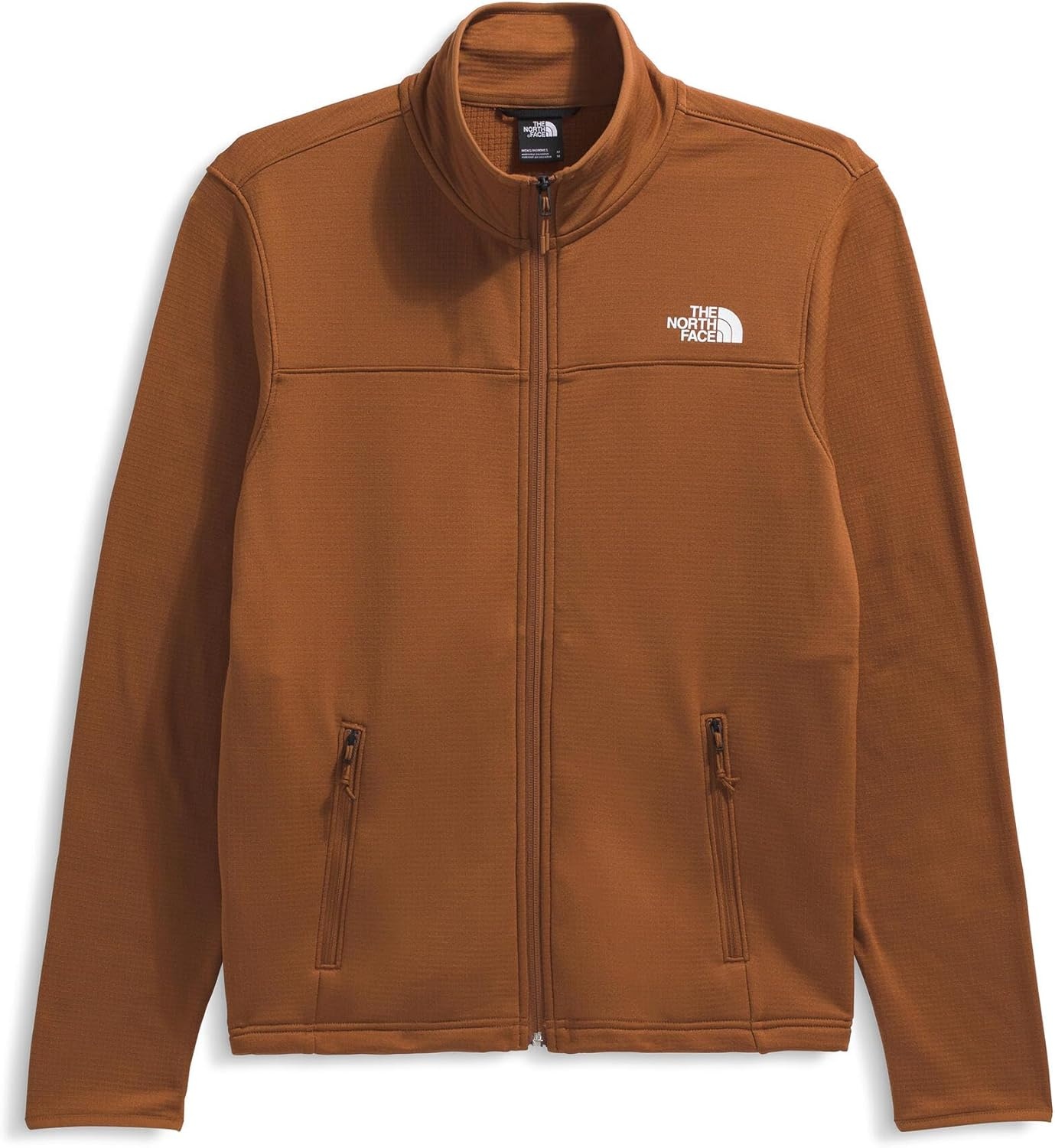 image:imageThe North Face Cedar Trail Grid Fleece Full Zip JacketBurnt Umber