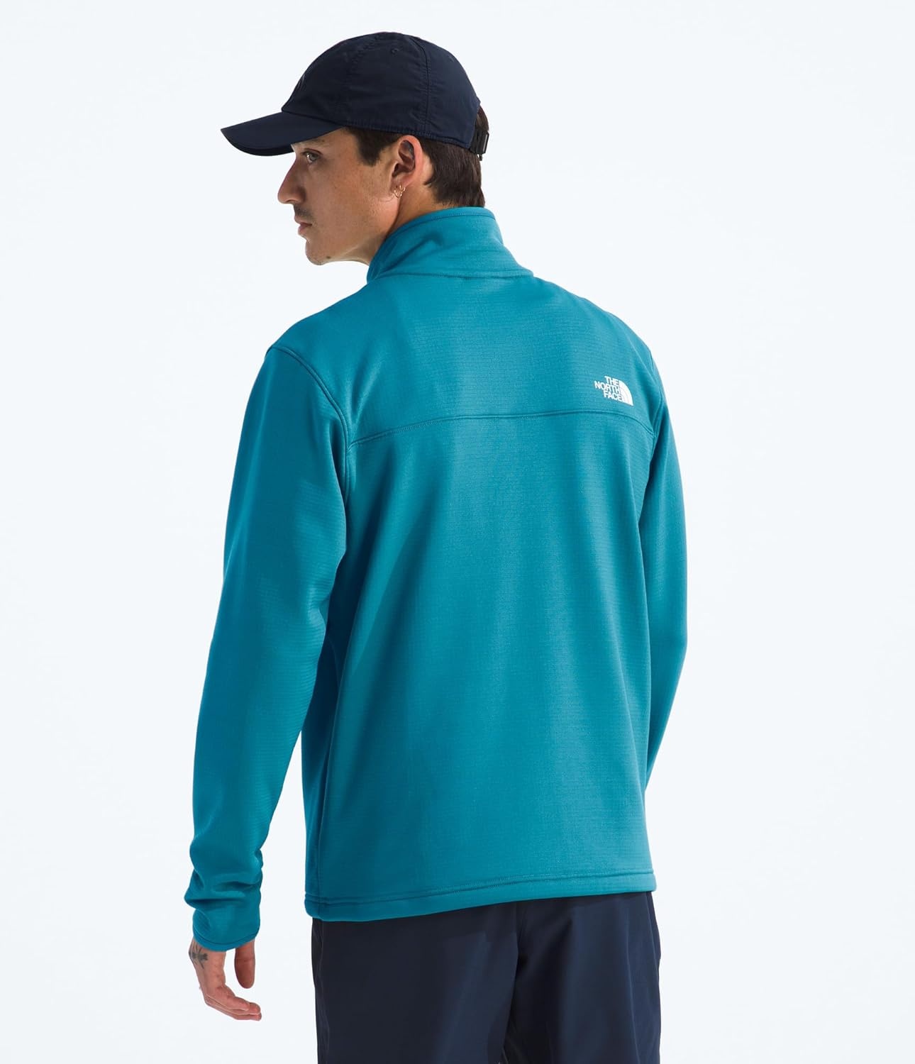 image:imageThe North Face Cedar Trail Grid Fleece Full Zip JacketDusk Blue