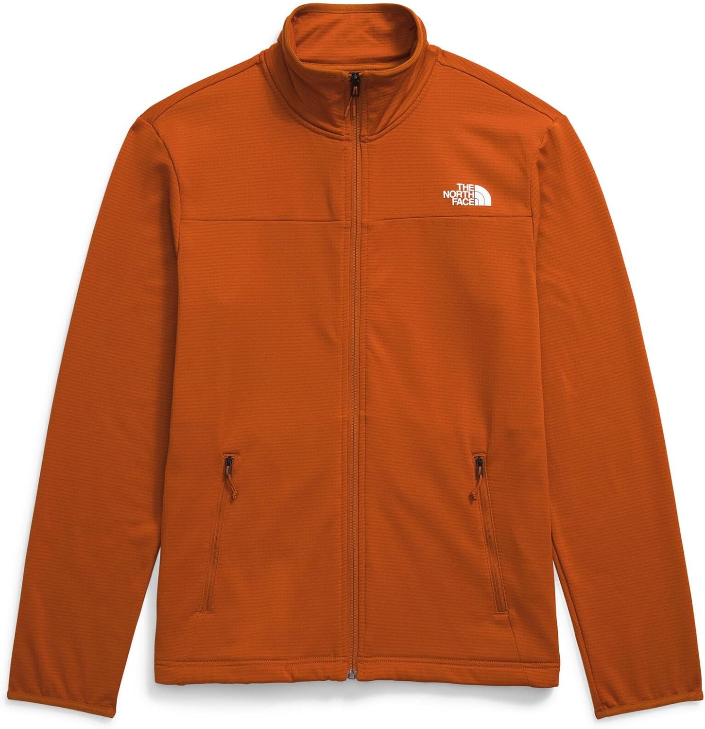 image:imageThe North Face Cedar Trail Grid Fleece Full Zip JacketEarthen Copper