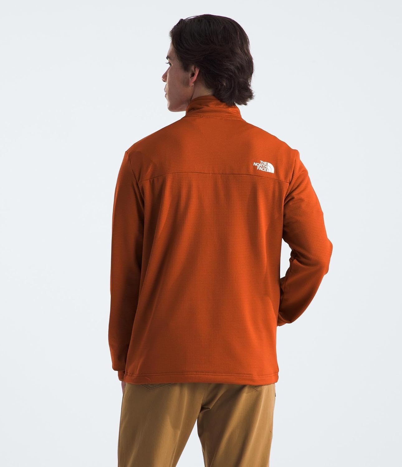 image:imageThe North Face Cedar Trail Grid Fleece Full Zip JacketEarthen Copper