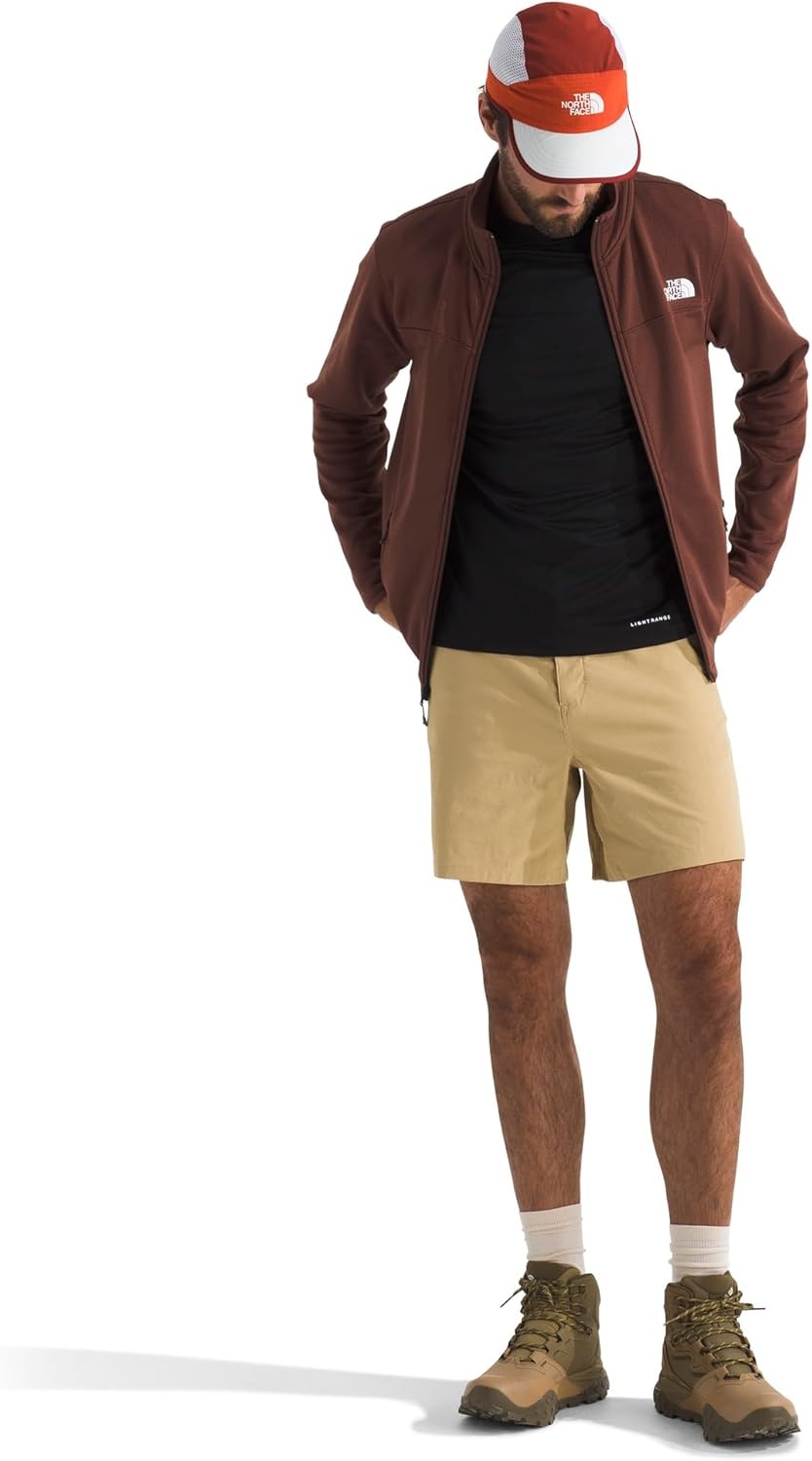 image:imageThe North Face Cedar Trail Grid Fleece Full Zip JacketEmber Soil