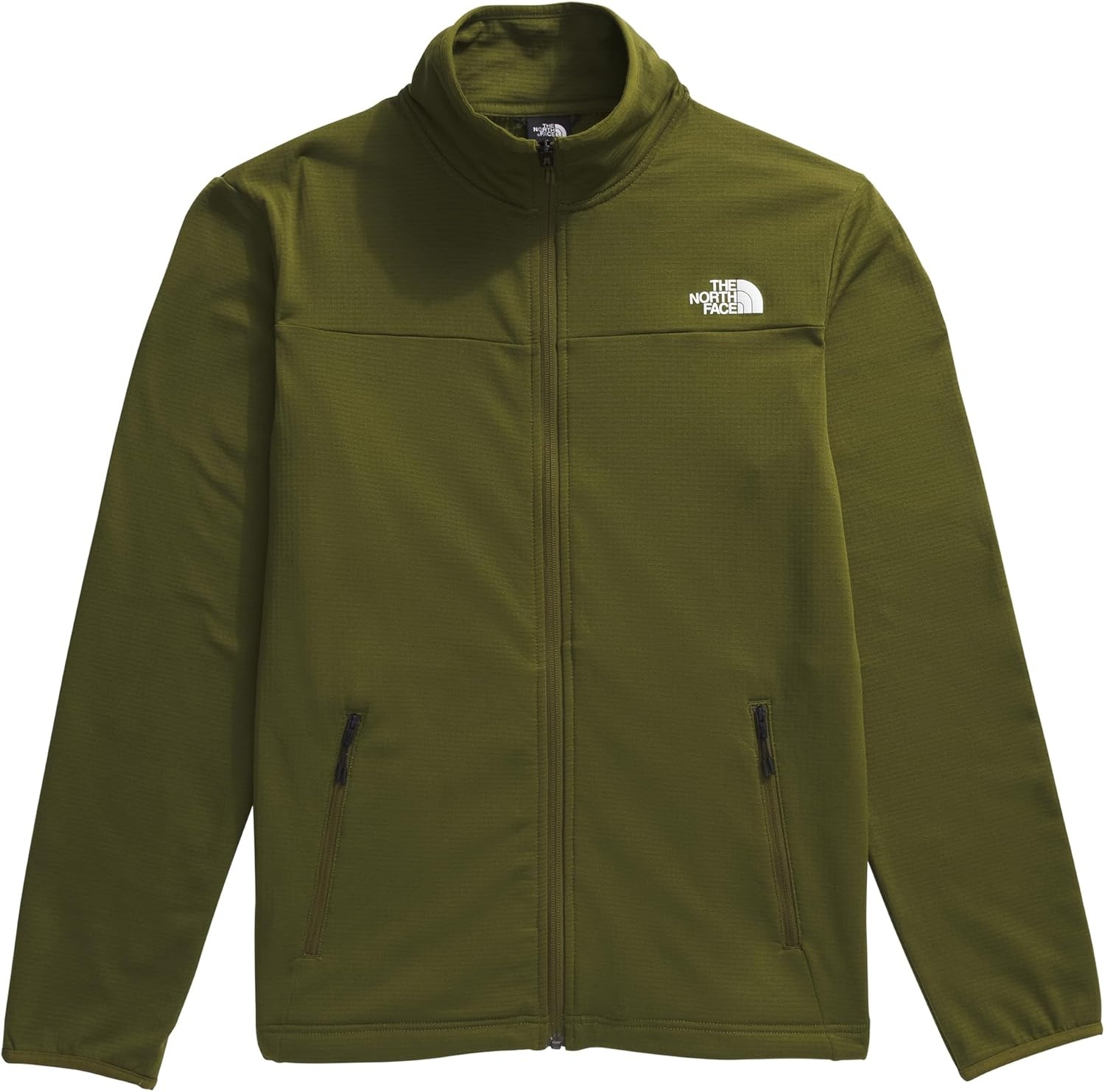 image:imageThe North Face Cedar Trail Grid Fleece Full Zip JacketForest Olive