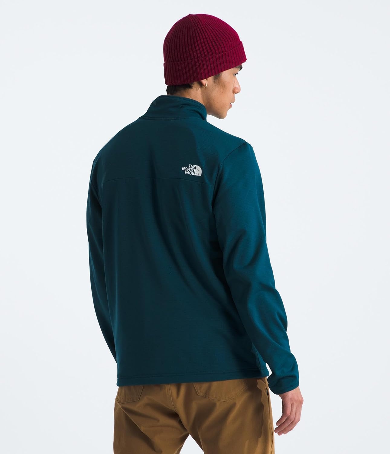 image:imageThe North Face Cedar Trail Grid Fleece Full Zip JacketMidnight Petrol