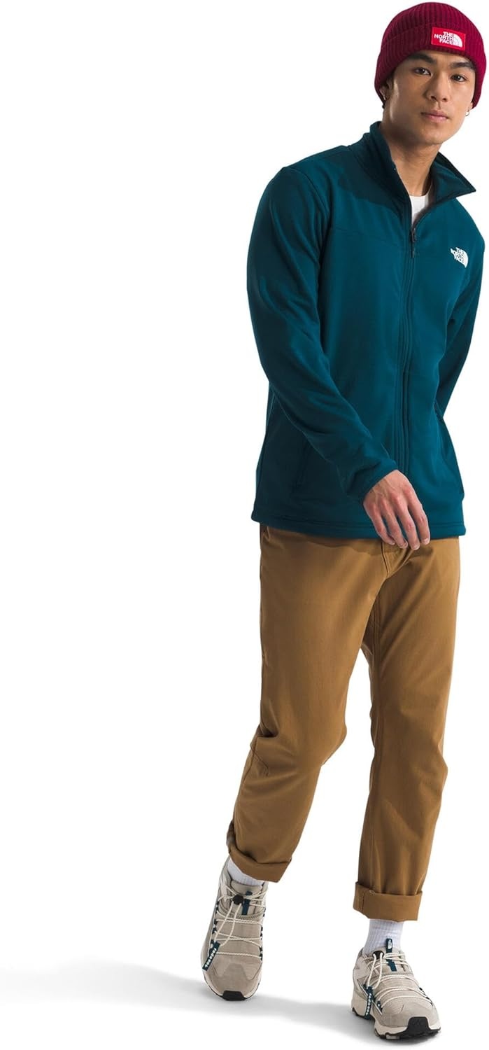 image:imageThe North Face Cedar Trail Grid Fleece Full Zip JacketMidnight Petrol
