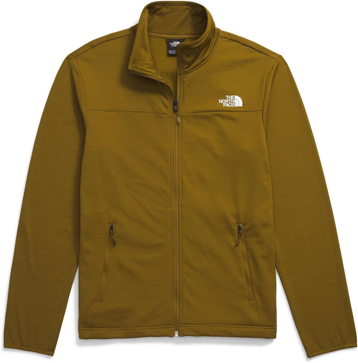 image:imageThe North Face Cedar Trail Grid Fleece Full Zip JacketMoss Green