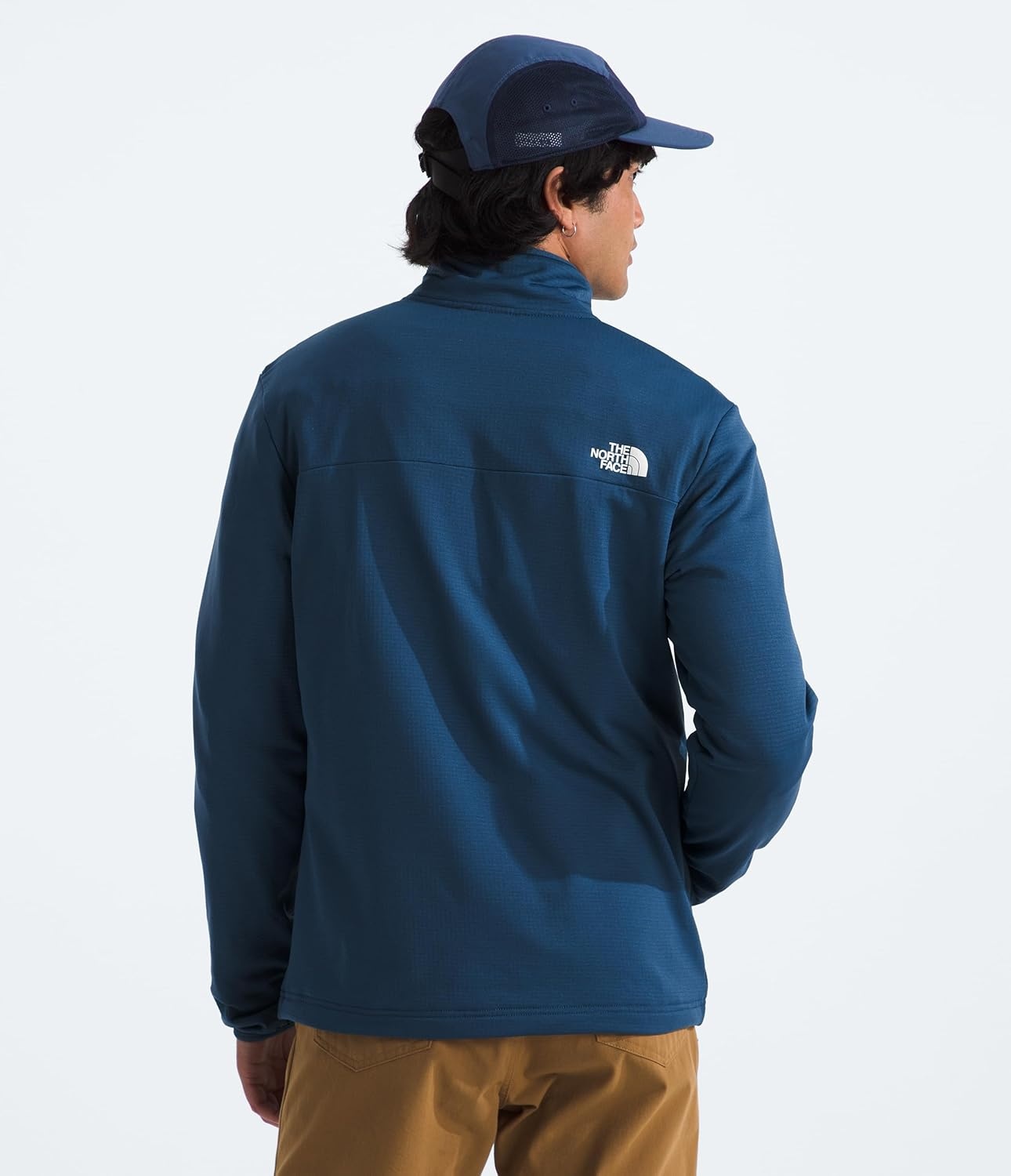 image:imageThe North Face Cedar Trail Grid Fleece Full Zip JacketShady Blue