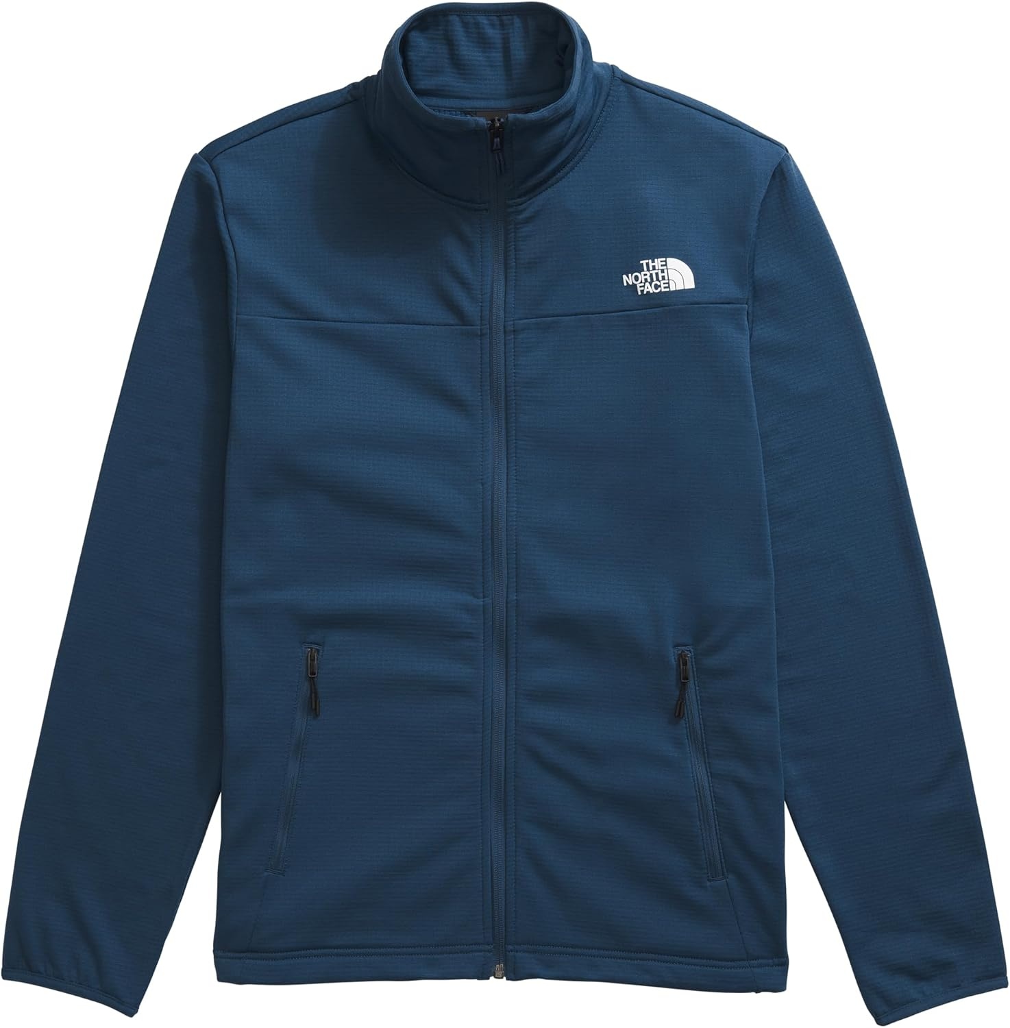 image:imageThe North Face Cedar Trail Grid Fleece Full Zip JacketShady Blue