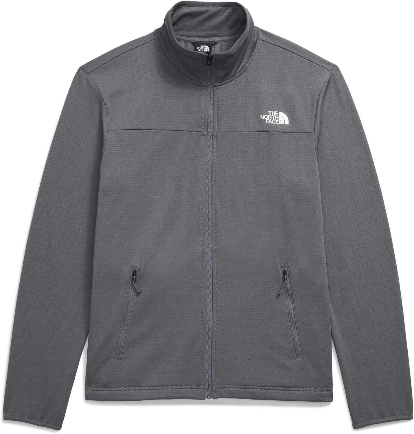 image:imageThe North Face Cedar Trail Grid Fleece Full Zip JacketSmoked Pearl